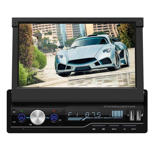 

& mp4 players t100 7 inch car stereo mp5 player card machine bt call reversing image with mp3 am usb fm