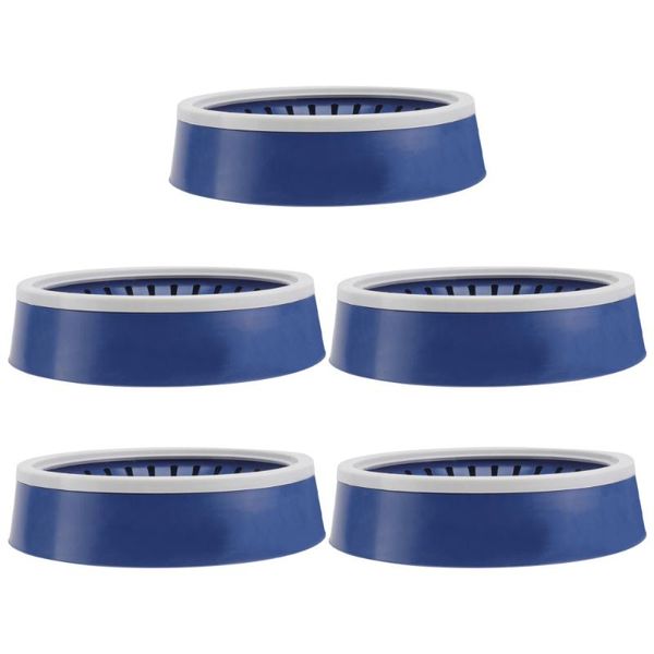 

bird cages 5pcs pet nest pigeon egg container accessory (white blue)