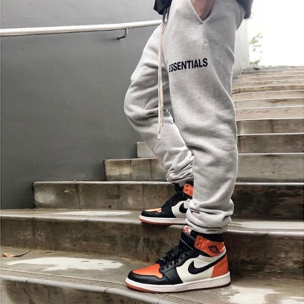 

2021 new trousers loose veet men's hip-hop brand women's pants to keep warm in autumn and winter sweatpants 83ln, Black