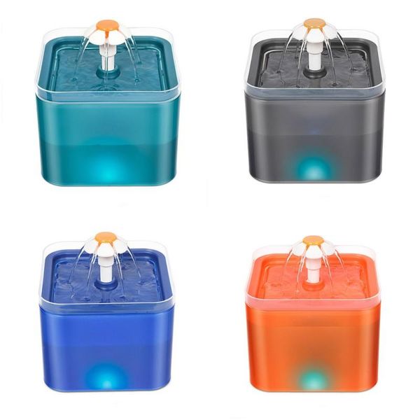 

pet usb automatic water dispenser dog drinking bowl water fountain quiet drinker auto feeder (without adapter) dropshipping