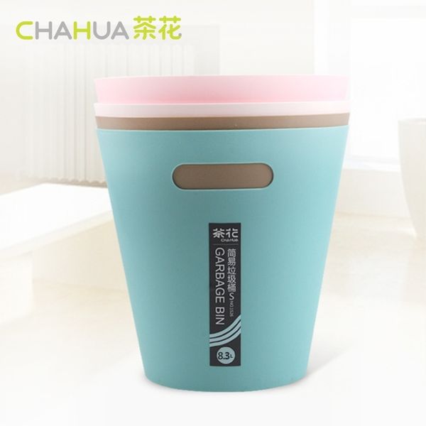 

camellia trash can household living room bedroom bathroom kitchen uncovered lovely simple nordic creative modern