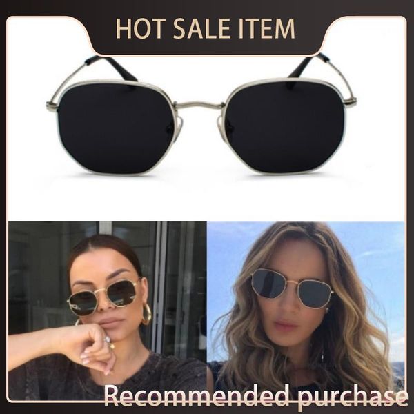 

fishing zonnebril frame glasses men brand driving square sunglasses 2021 sunglases small designer metal women hexagon mannen qdmwn jopsg, White;black