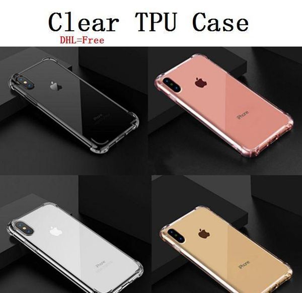 

super shockproof tpu transparent phone case protective cover for iphone 11 pro max xr xs 8/7/6 plus hontn 9vm8f