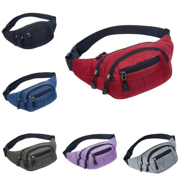 

men women waist bum bags fanny pack belt money pouch wallet travel hiking bag