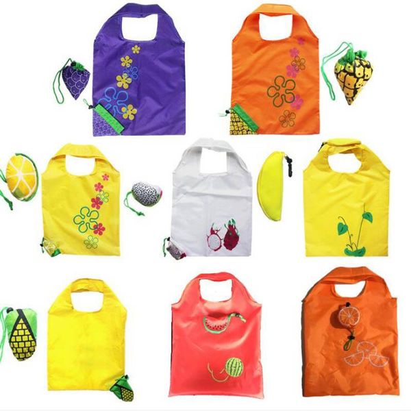 

gift wrap candy color fruit series bag reusable eco friendly shopping tote pouch environment safe go green colors 38*58cm