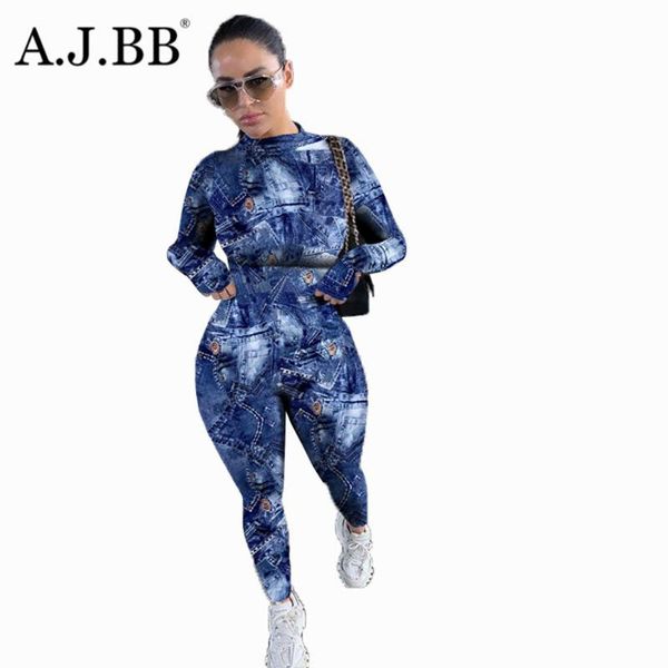 

women's jumpsuits & rompers 2021 spring fashion printed sports jumpsuit slim o-neck long sleeve pants, Black;white