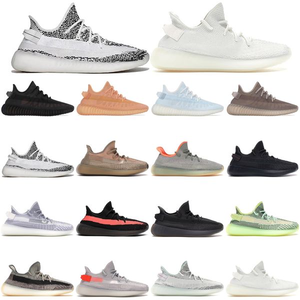 

classic men women running shoes yeezy reflective mono cinder clay ice mist zebra cream cloud white bred beluga ash pearl static zyon blue ti