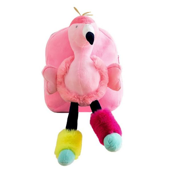

2021 new meninas flamingo mochila de pelcia novo estilo para kinder jardim berrio escola primria estudante aniversrio bonito presente nsr4