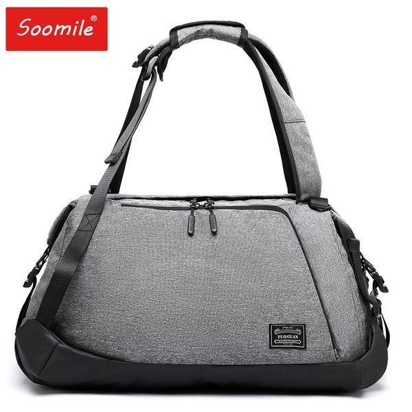 

duffel bags 2021 men travel bag 35l big duffle with anti theft lock male business weekend large capacity cabin luggage b
