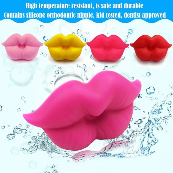 

pacifiers# 2021 grade silicone baby pacifier lip mouth shape infant toddler soother teether funny nipple feeding orthodontic teat
