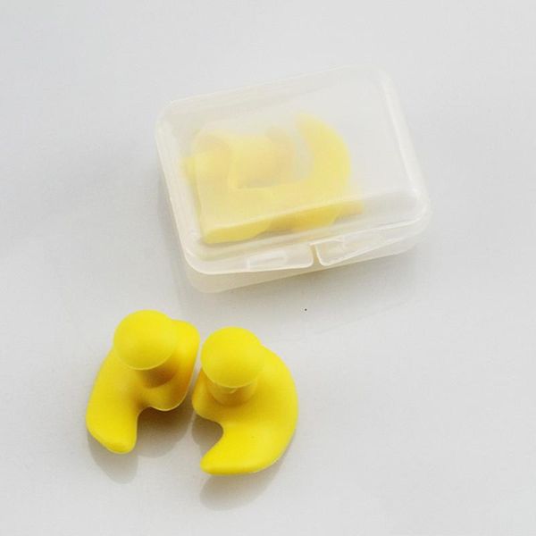 

nose clip 1 pair swimming ear plug multiple colours soft silicone waterproof dust-proof diving accessories