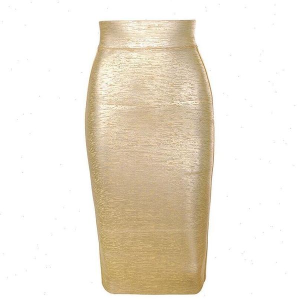 

wholesale gold rayon womens skirt bandage knitted designer bodycon pencil, Black