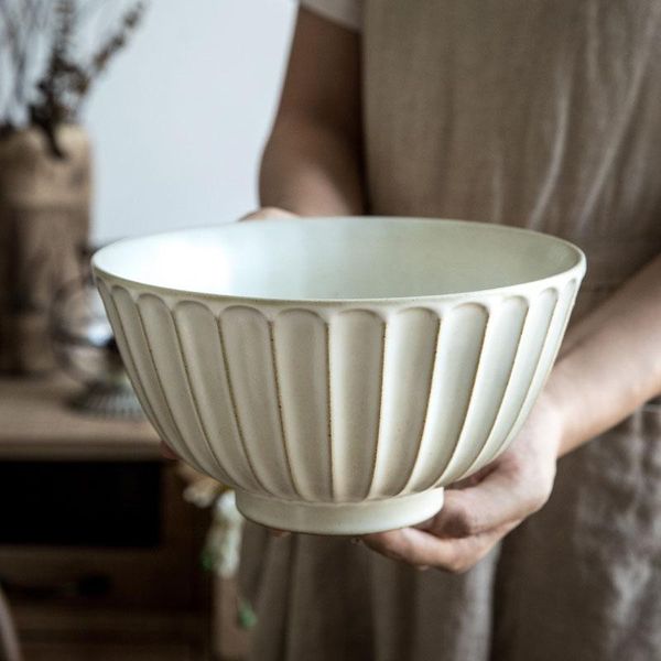 

bowls 8 inch soup bowl large noodle vintage embossed tall