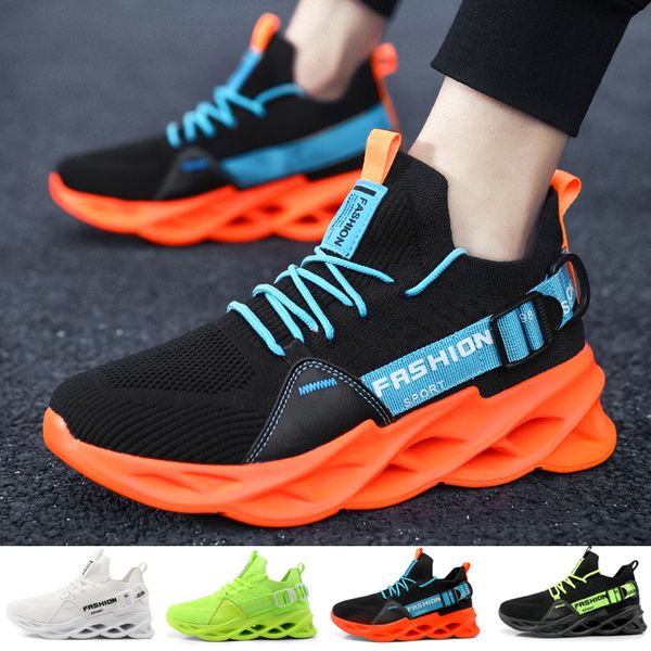 

men fashion breathable sneakers running shoes lightweight casual sport shoes