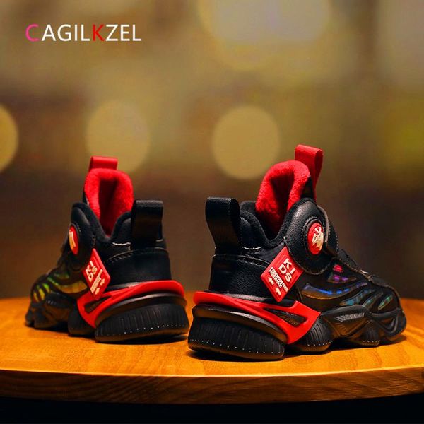 

cagilkzel new spring children shoes hight quality fashion casual kids sneakers boys lightweight comfortable running shoes enfant, Black