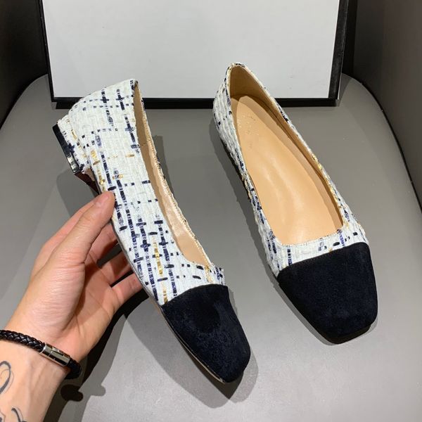 

paris brands c vintage real leather shoes tweed luxurys designers shoes casual loafers boots retro sneakers women trainers flat chaussures, Black