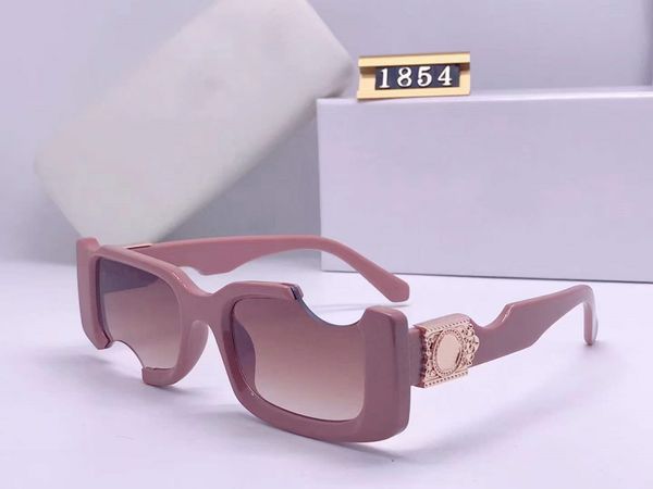 

1854 designer square sunglasses men women vintage shades driving polarized sunglass male sun glasses fashion metal plank sunglass eyewear, White;black
