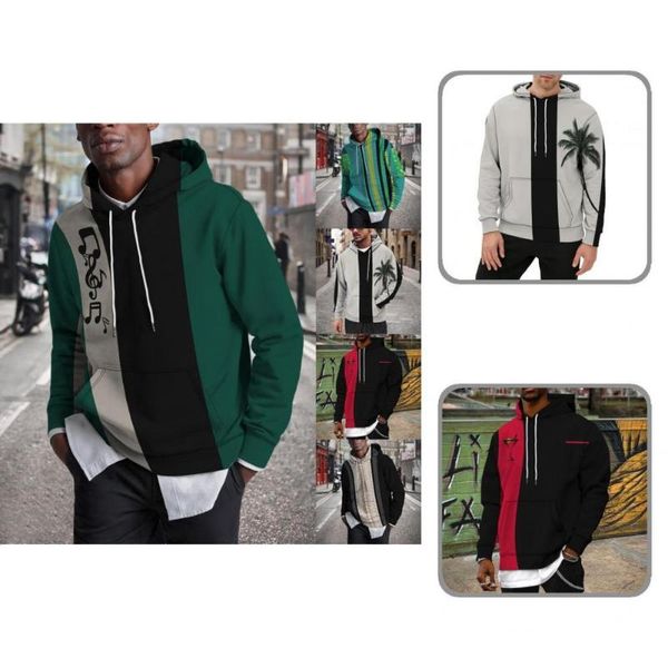 

men's sweaters men hoodie great oversize long sleeve coloful stripe warm drawstring male, White;black