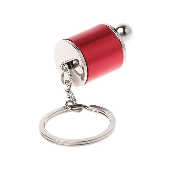 

keychains 5 colors manual transmission gear lever keychain shift key holder, Silver