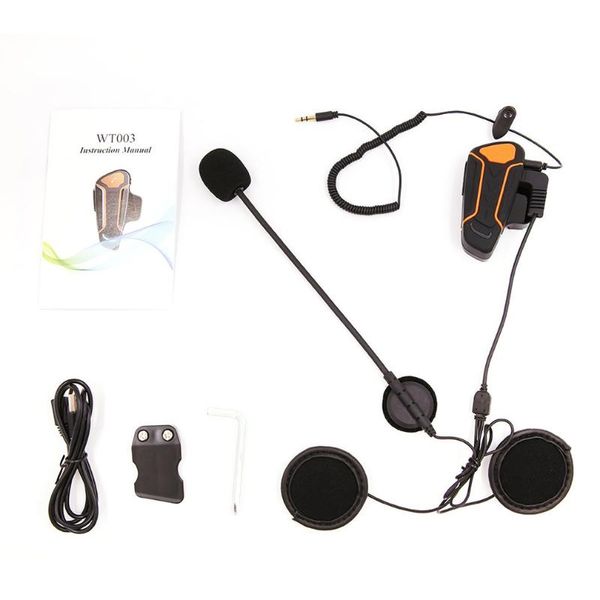 

wt003 1000m ip67 waterproof motorcycle helmet walkie-talkie motorcycle walkie-talkie headphones with fm radio