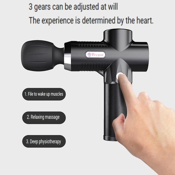 

training equipment electric massage gun for body relaxation fitness pain relief muscle exercise slimming leg shoulder back massager fascia g