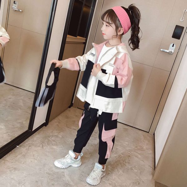 

spring girls' suit 2021 new foreign style dress, White