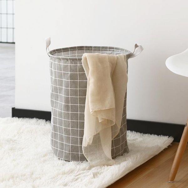 

storage baskets household cloth dirty clothes basket, folding toy bucket for