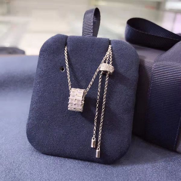 

necklace choker square diamond ring designer jewelry locket bangle watches women mens couple fashion wedding party thanksgiving days valenti, Silver