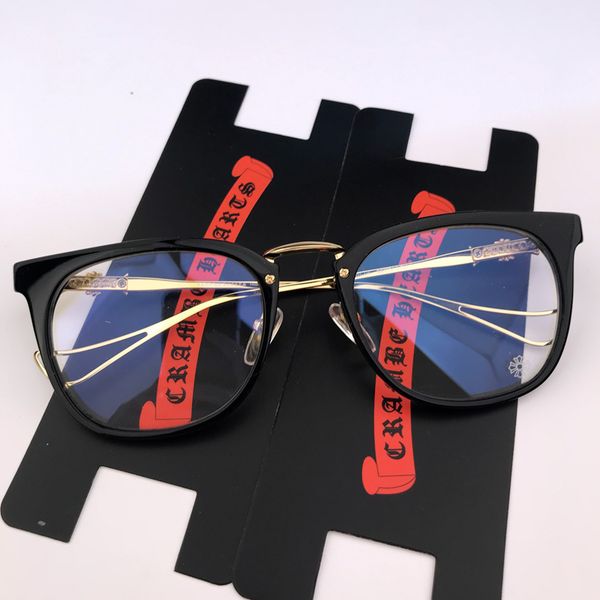 

crosin betty lou big face ultra light fashion metal leg glasses frame, White;black