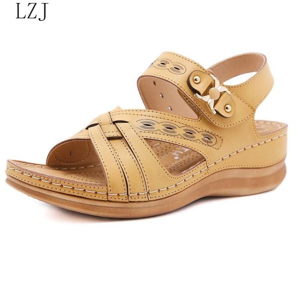 

sandals women clip toe vintage flat retro shoes woman casual female beach fashion ladies 2021 summer sandalias mujer, Black