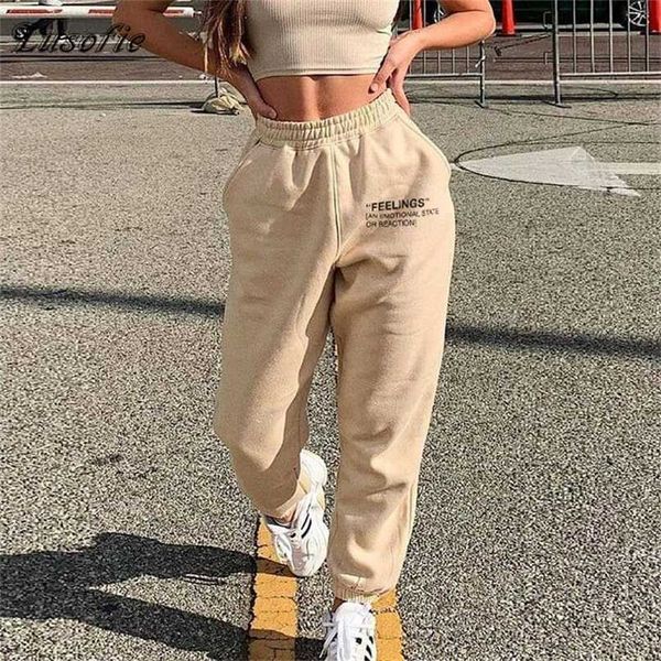 

lusofie harajuku joggers wide leg sweatpant trousers high waist pants streetwear korean casual pant femme fall 211007, Black;white