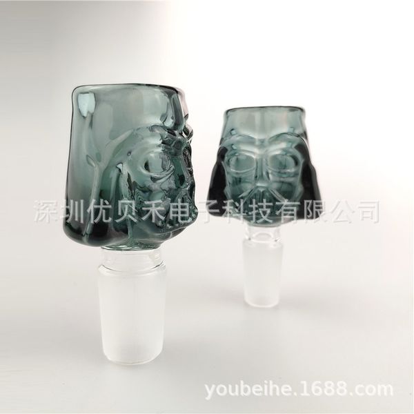 

black warrior bowl cartoon glass cigarette pot