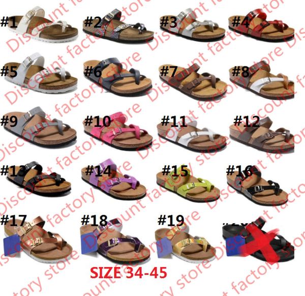 

dhl mayari 805 florid gizeh 2020 sell summer men women flats sandals cork slippers casual shoes print mixed colors size us3-15, Black