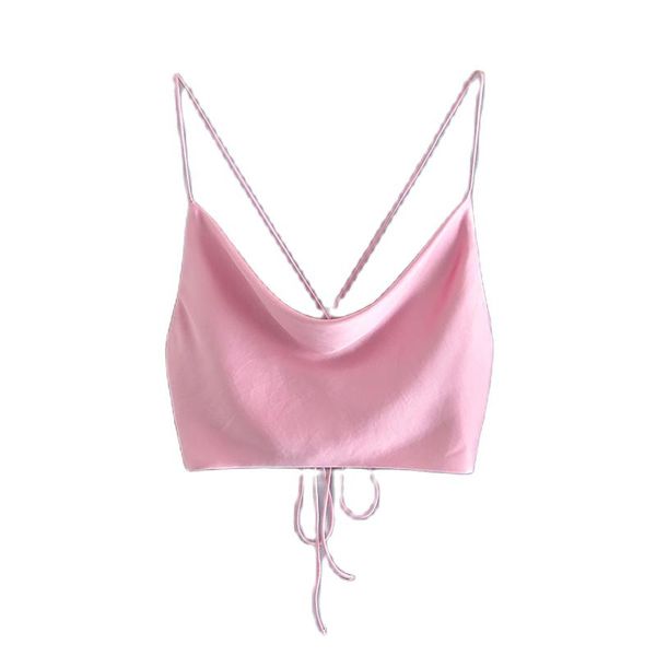 

women's tanks & camis jcÂ·kilig 2021 suspender satin jacket w62161h, White