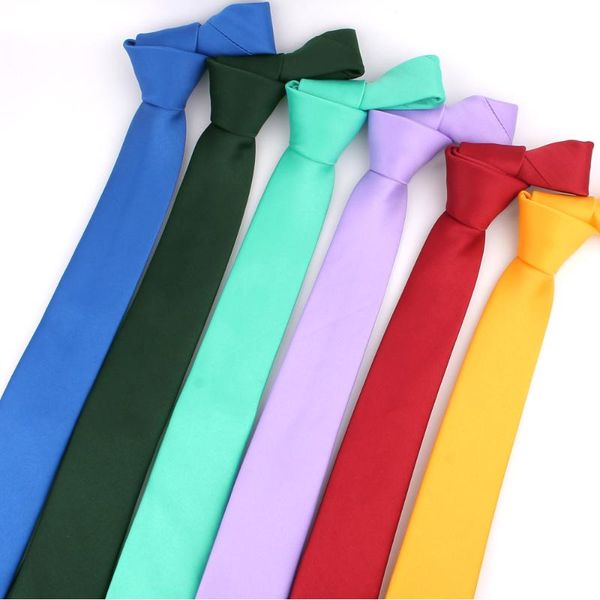 

neck ties skinny groom necktie for wedding party boys girls tie macarons solid men women wear gravatas, Blue;purple