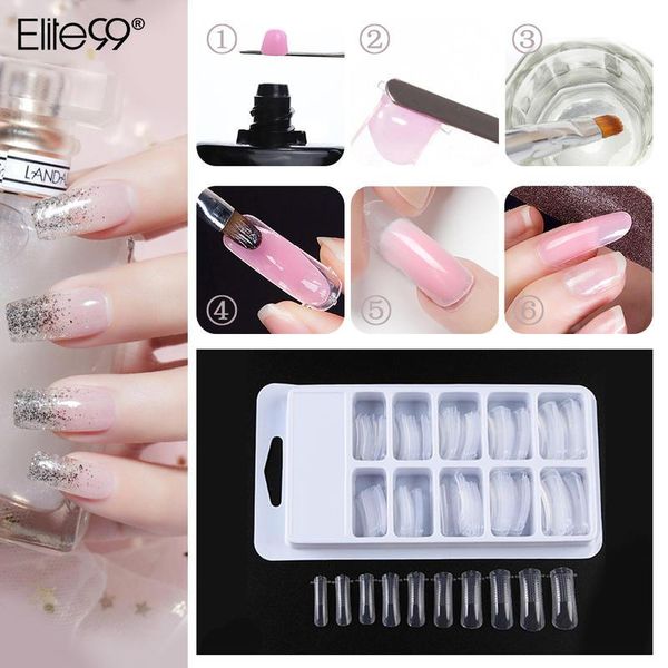 

nail art kits elite99 uv gel builder kit quick extension set with dual head crystal pen form manicure tools