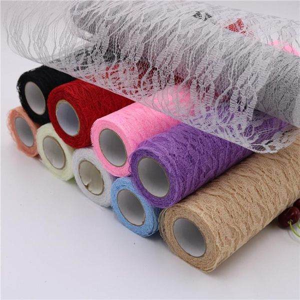 

party decoration 30 mc floral lace roll tulle mesh skirt wedding patchwork spool