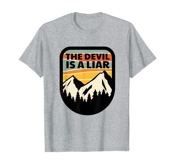 

the devil is a liar for worship pastors, leader, and prophet t-shirt, White;black