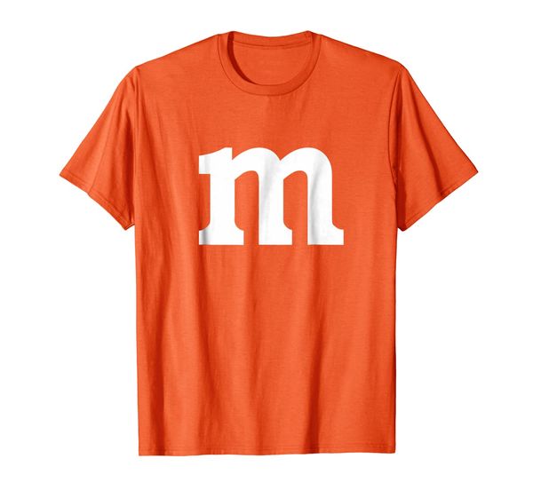 

letter m t-shirt lower case m alphabet, White;black