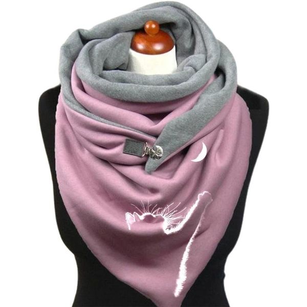 

berets 634c warm fashion female foulard bandana headband muffler women winter shawl scarves, Blue;gray
