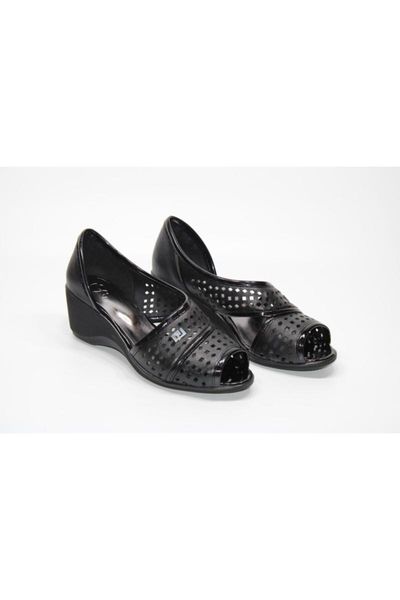 

sandals fore and as open sealant base female daily-evening, Black