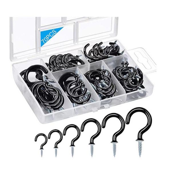 

hooks & rails mug shouldered hanger cup heavy duty screw-in ceiling durable