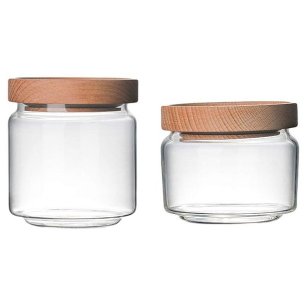 

storage bottles & jars glass jar transparent food kitchen coffee spice