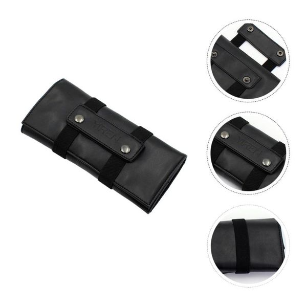 

hair scissors 1pc portable scissor bag foldable barber hairdressing tool pouch black