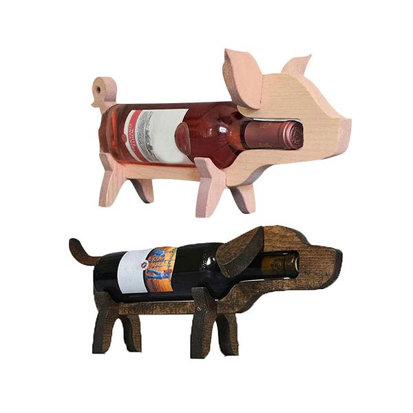 

other home decor wooden wine rack cute animal shape stander for bar display organizer cabinet restaurant