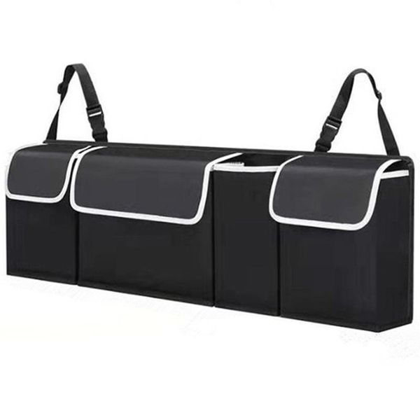 

car organizer adjustable trunk backseat storage bag high capacity multi-use oxford seat back organizers automobile interior