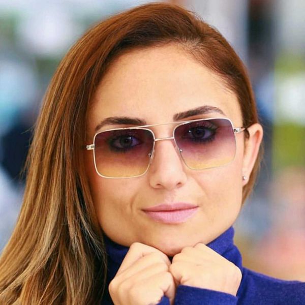 

sunglasses brand design vintage men square eye shades for women pink, White;black