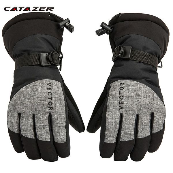 

ski gloves extra thick warm waterproof windproof winter outside sport snowboard snowmobile motorcycle clycing skid-proof