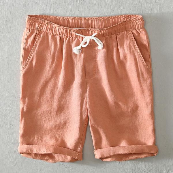 

men's shorts boys summer lace up short plus size loose breathable casual linen workout running sports board beachwear, White;black