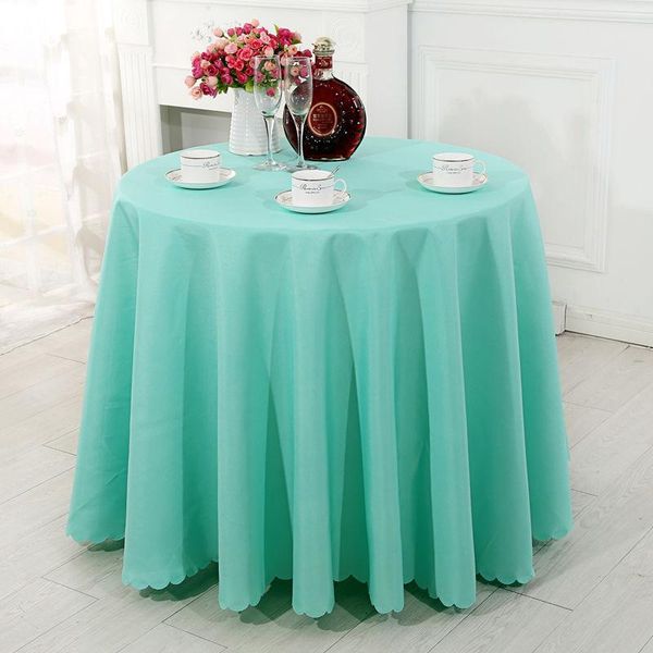 

table cloth customized wedding party candy polyester fabric solid round el rectangular tablecloth home dining cover